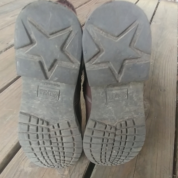 Michael Kors Womens Brown leather harness zip boot - Picture 7 of 8